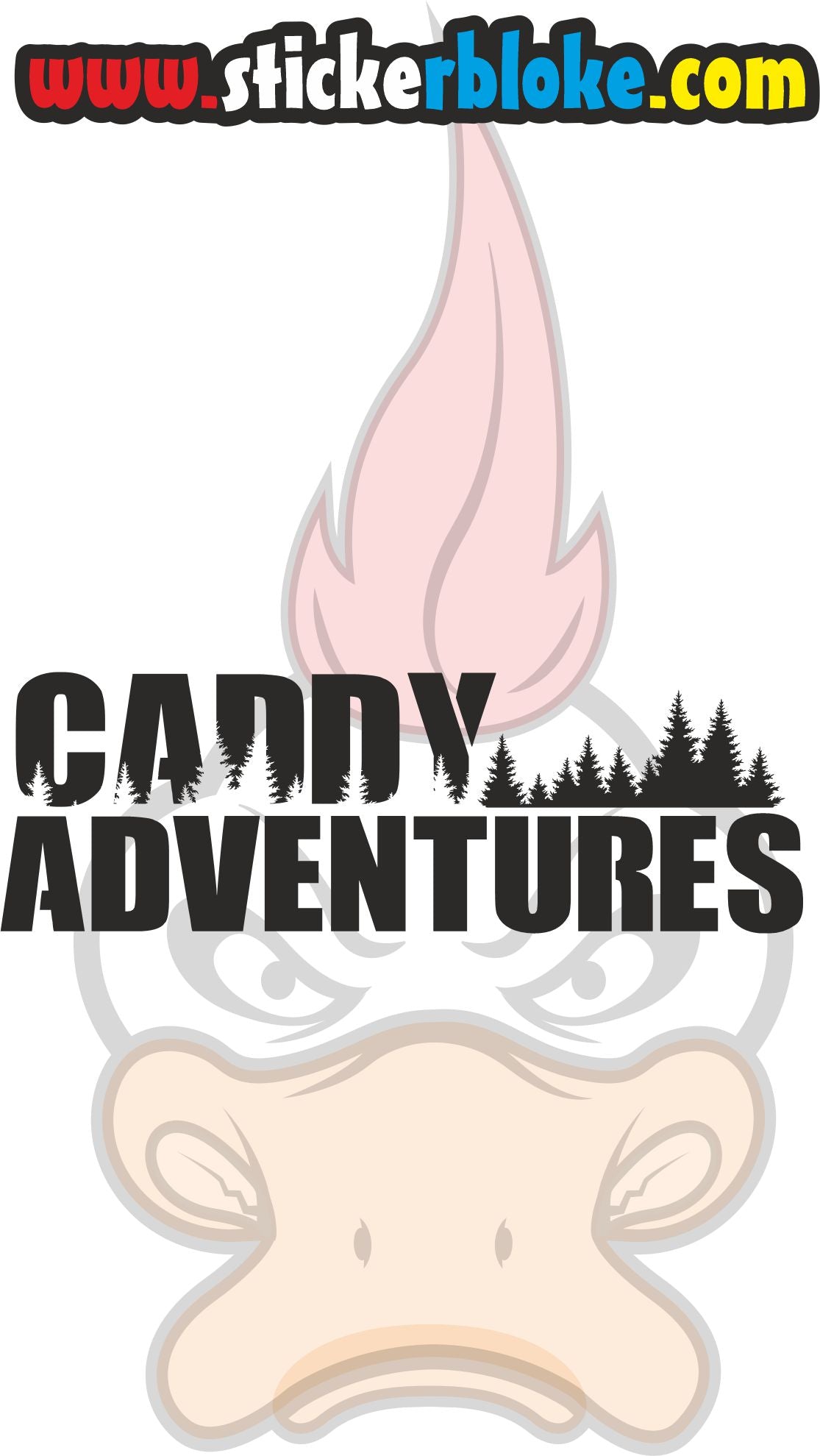 CADDY ADVENTURES STICKER