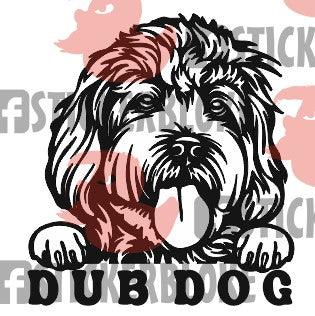DUB DOG COCKAPOO - STICKERBLOKE