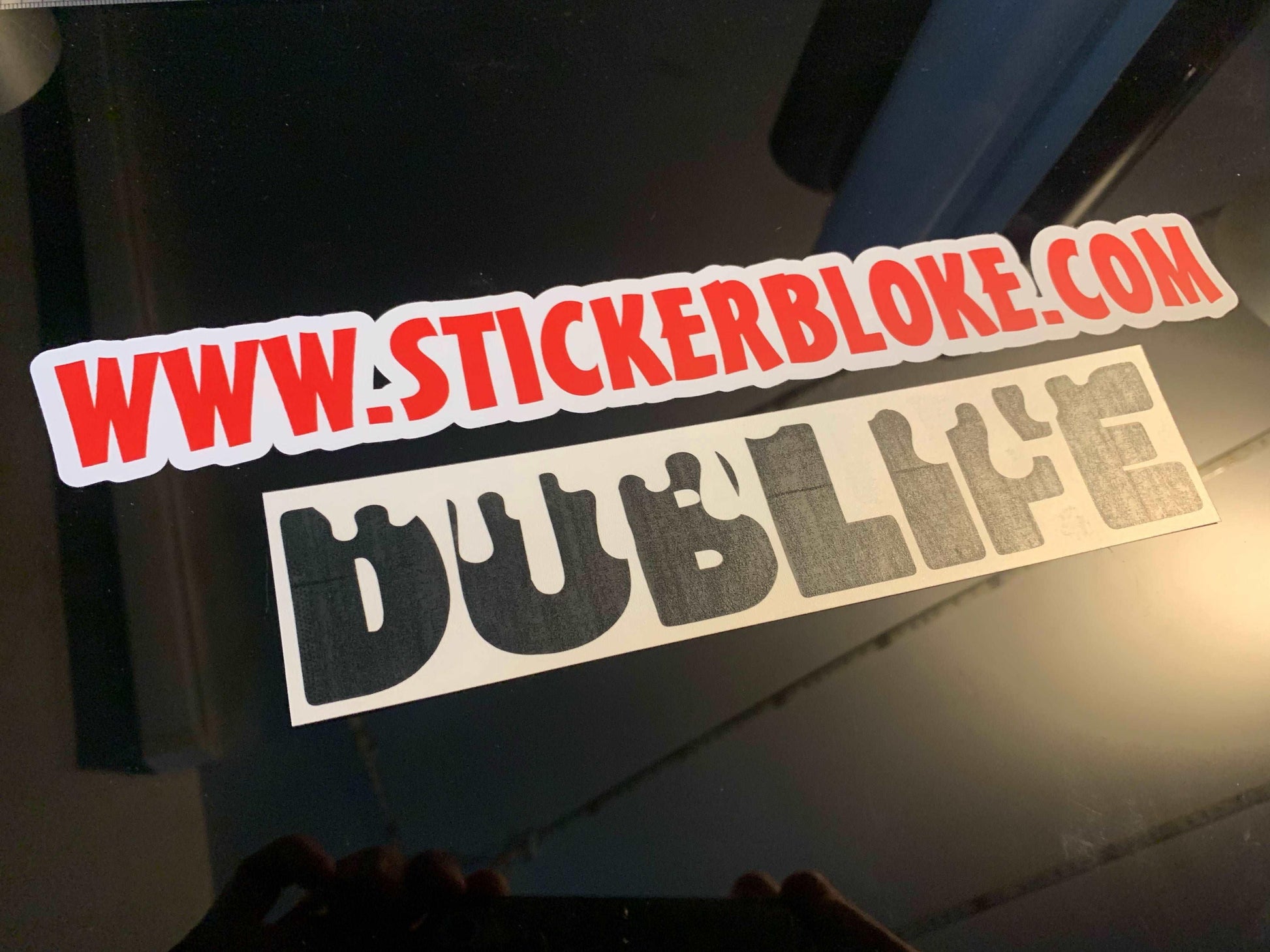 DUBLIFE WORD DRIP EFFECT STICKER