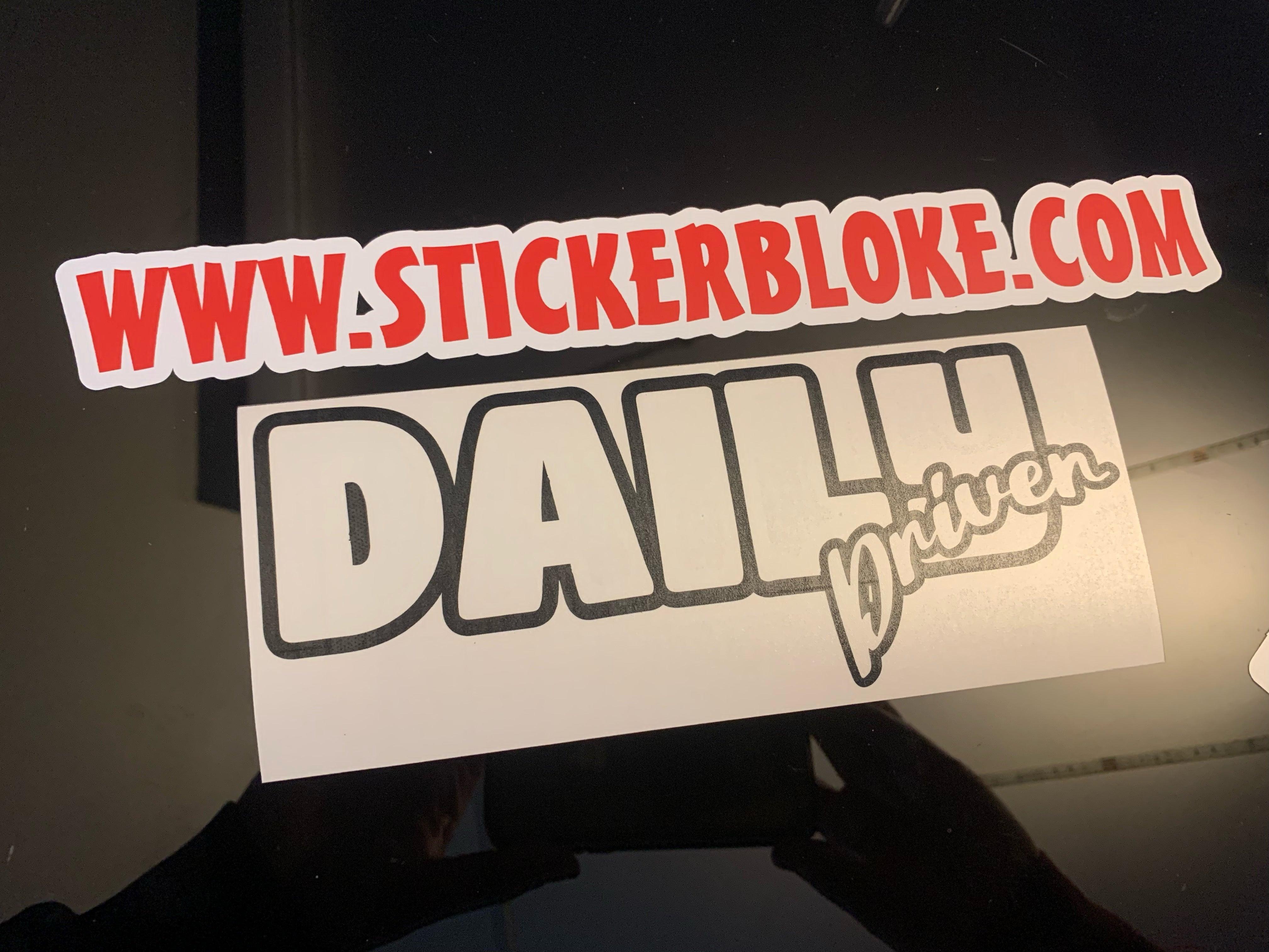 Daily Plus Sticker DAILY DRIVER STICKER – STICKERBLOKE