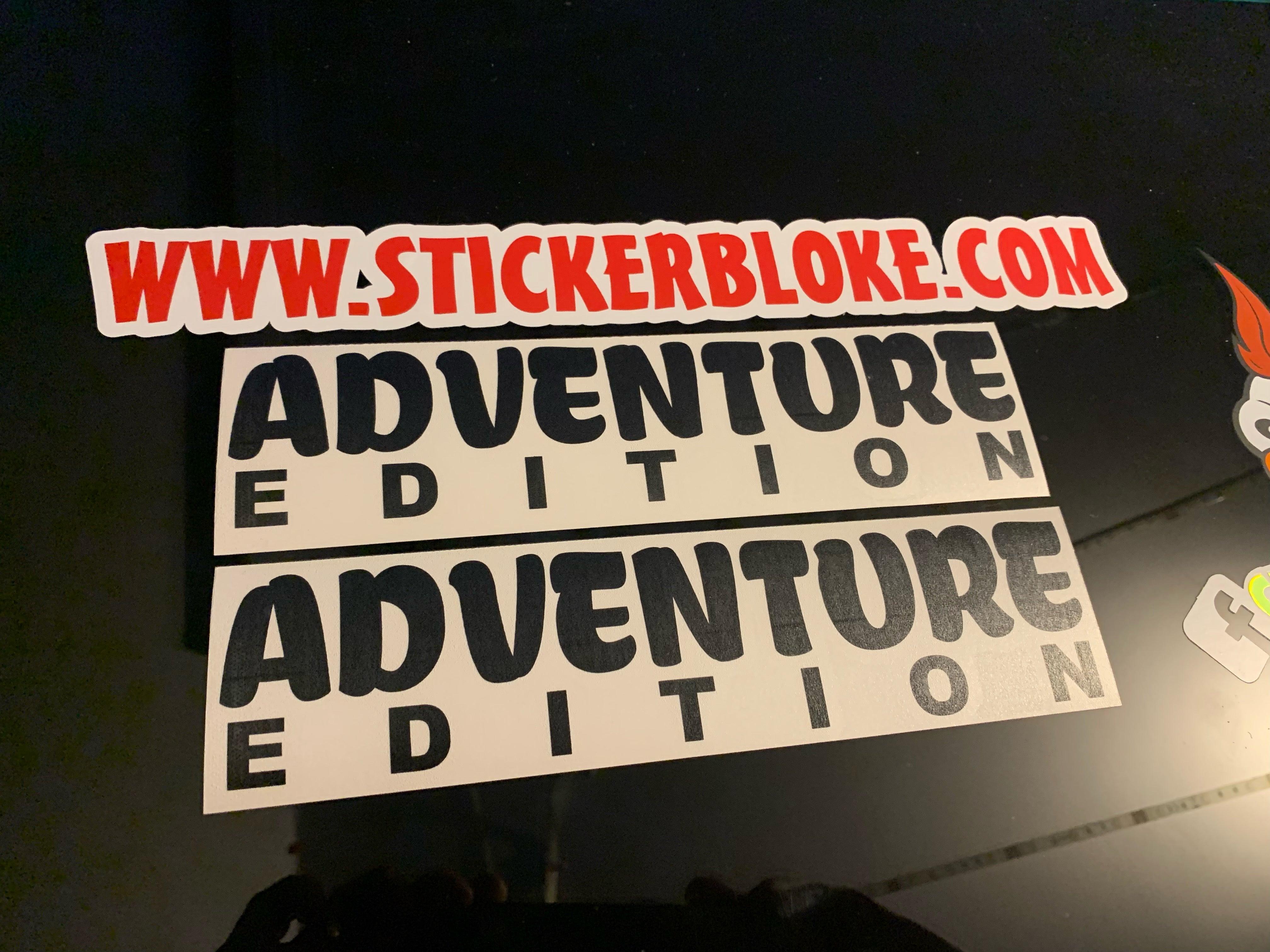 ADVENTURE EDITION – STICKERBLOKE