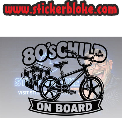 80S CHILD ON BOARD