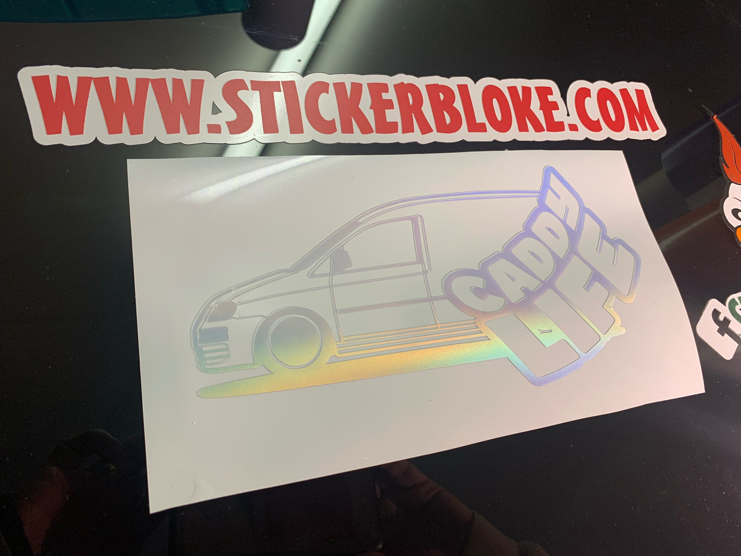 CADDY LIFE VAN STICKER