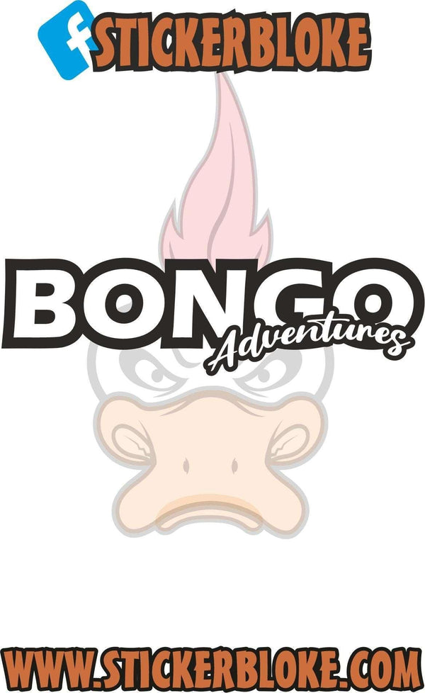Bongo Sticker Design BONGO ADVENTURES STICKER – STICKERBLOKE