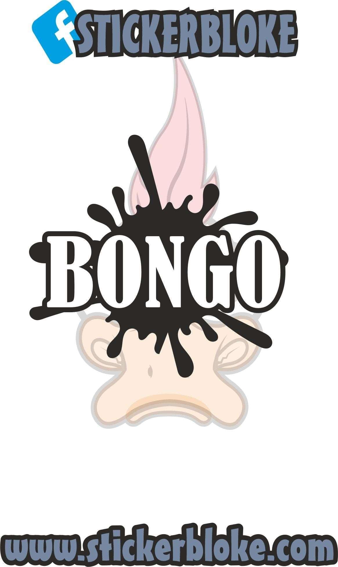 BONGO SPLAT STICKER – STICKERBLOKE