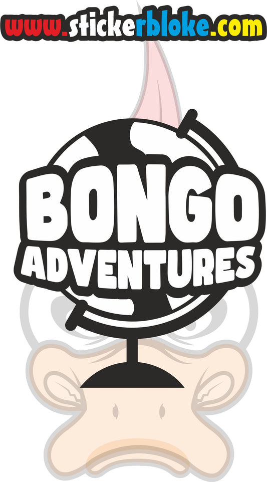 BONGO ADVENTURES STICKER GLOBE