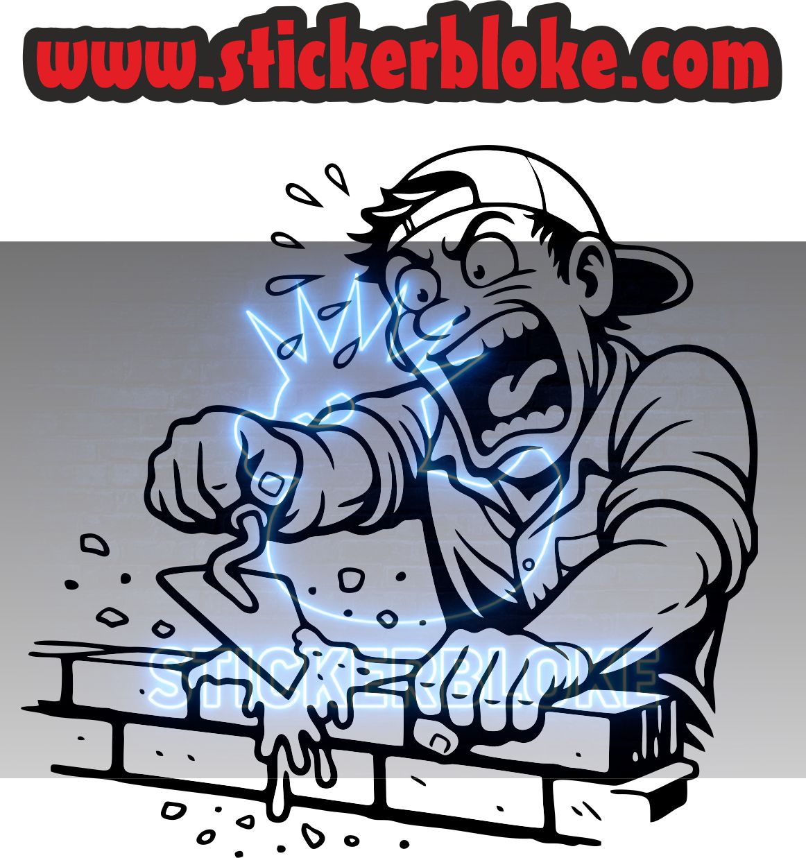 BRICKLAYER – STICKERBLOKE