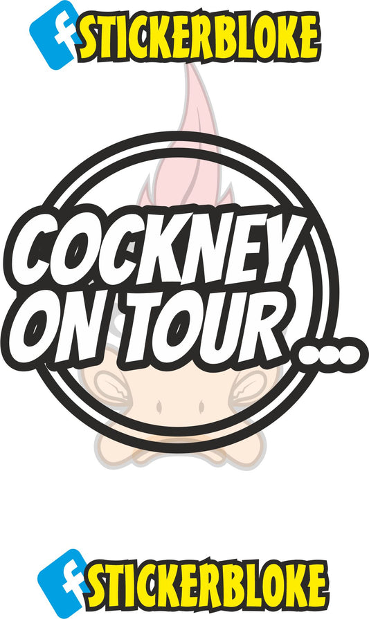 COCKNEY ON TOUR STICKER