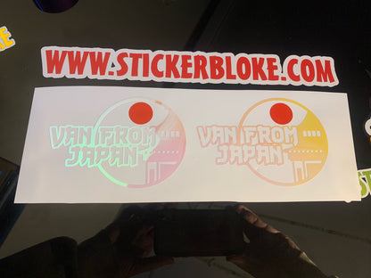 VAN FROM JAPAN STICKER