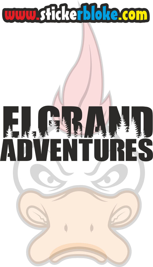 ELGRAND ADVENTURES STICKER