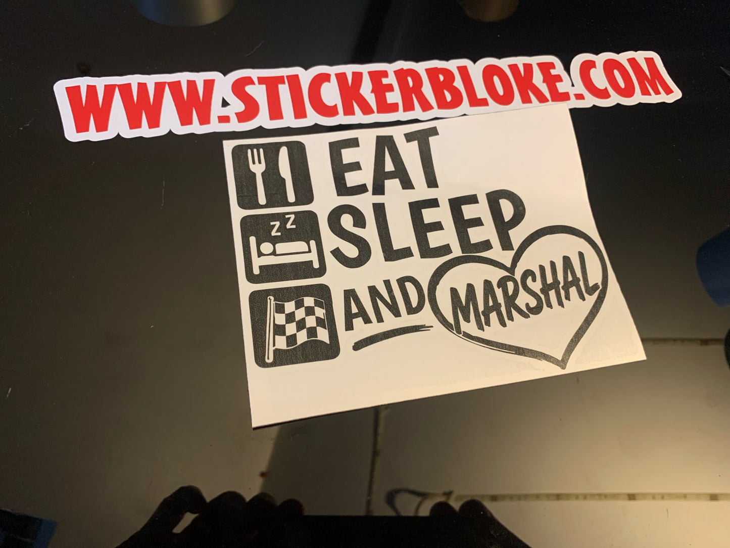EAT SLEEP AND MARSHALL
