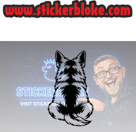 GERMAN SHEPHERD REAR VIEW