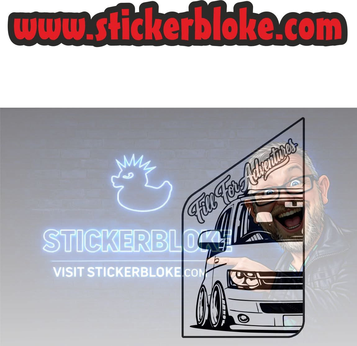 FILL FOR ADVENTURE T5 FUEL FLAP STICKER