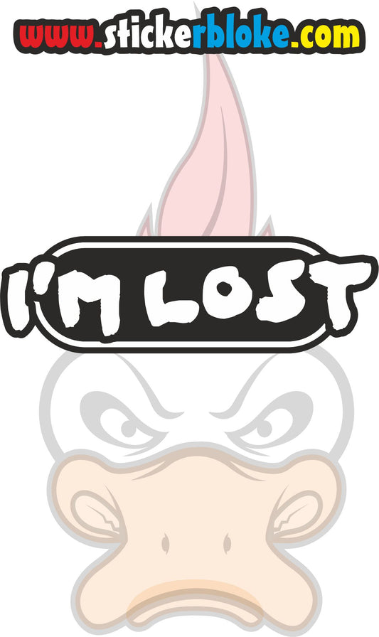 IM LOST STICKER