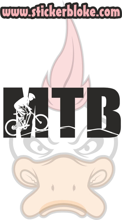 MTB MOUNTAIN BKE WORD STICKER