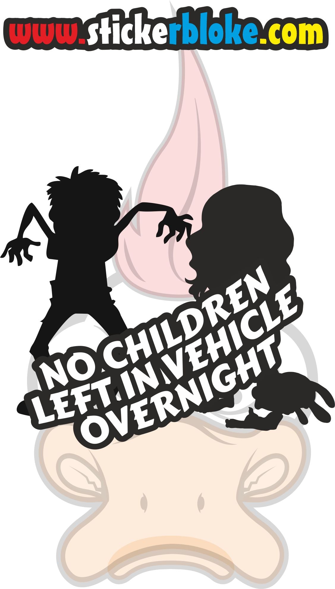 NO CHILDREN LEFT IN VEHICLE OVERNIGHT
