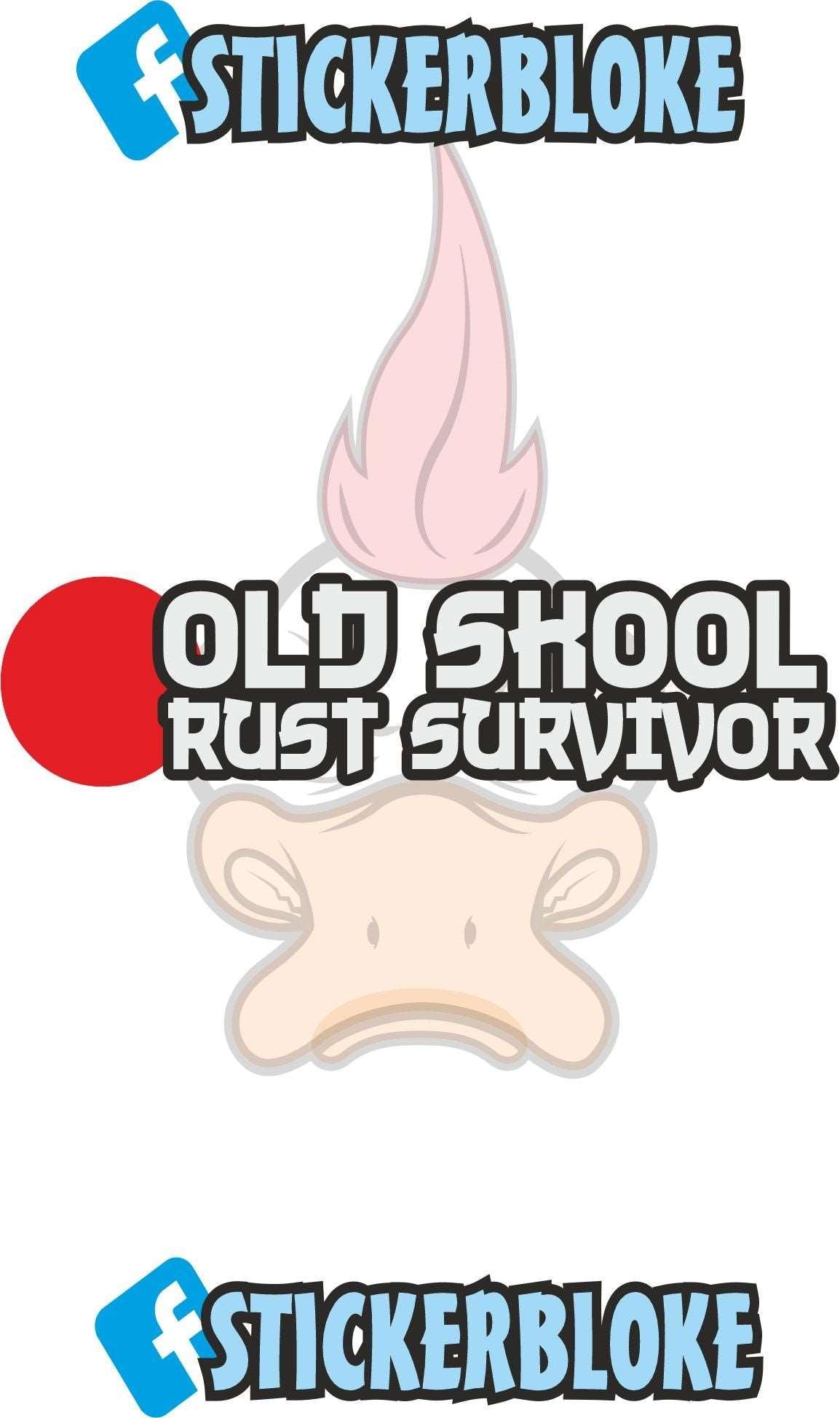 JDM OLD SKOOL RUST SURVIVOR STICKER – STICKERBLOKE