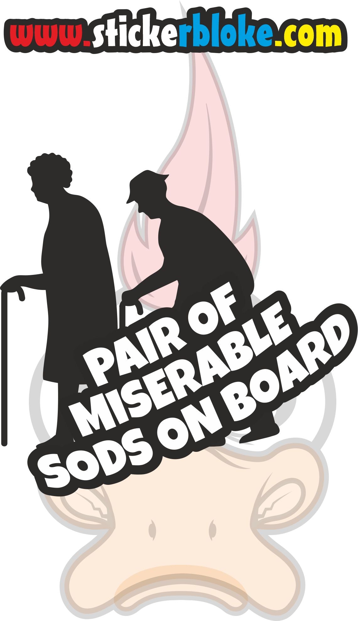 PAIR OF MISERABLE SODS ON BOARD