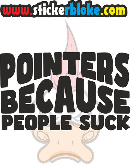 POINTERS BECAUSE PEOPLE SUCK