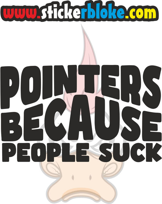 POINTERS BECAUSE PEOPLE SUCK