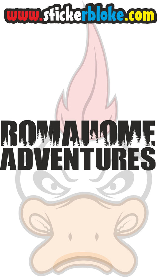ROMAHOME ADVENTURES STICKER