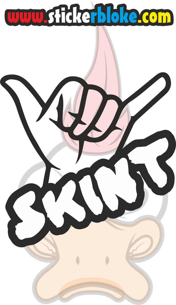 SKINT SHAKA WAVE – STICKERBLOKE