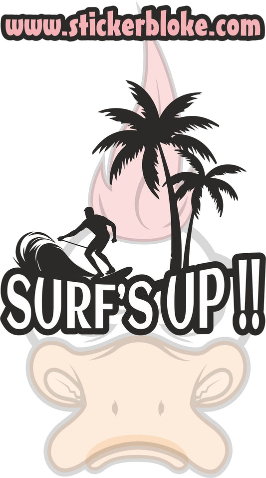 SURFS UP STICKER