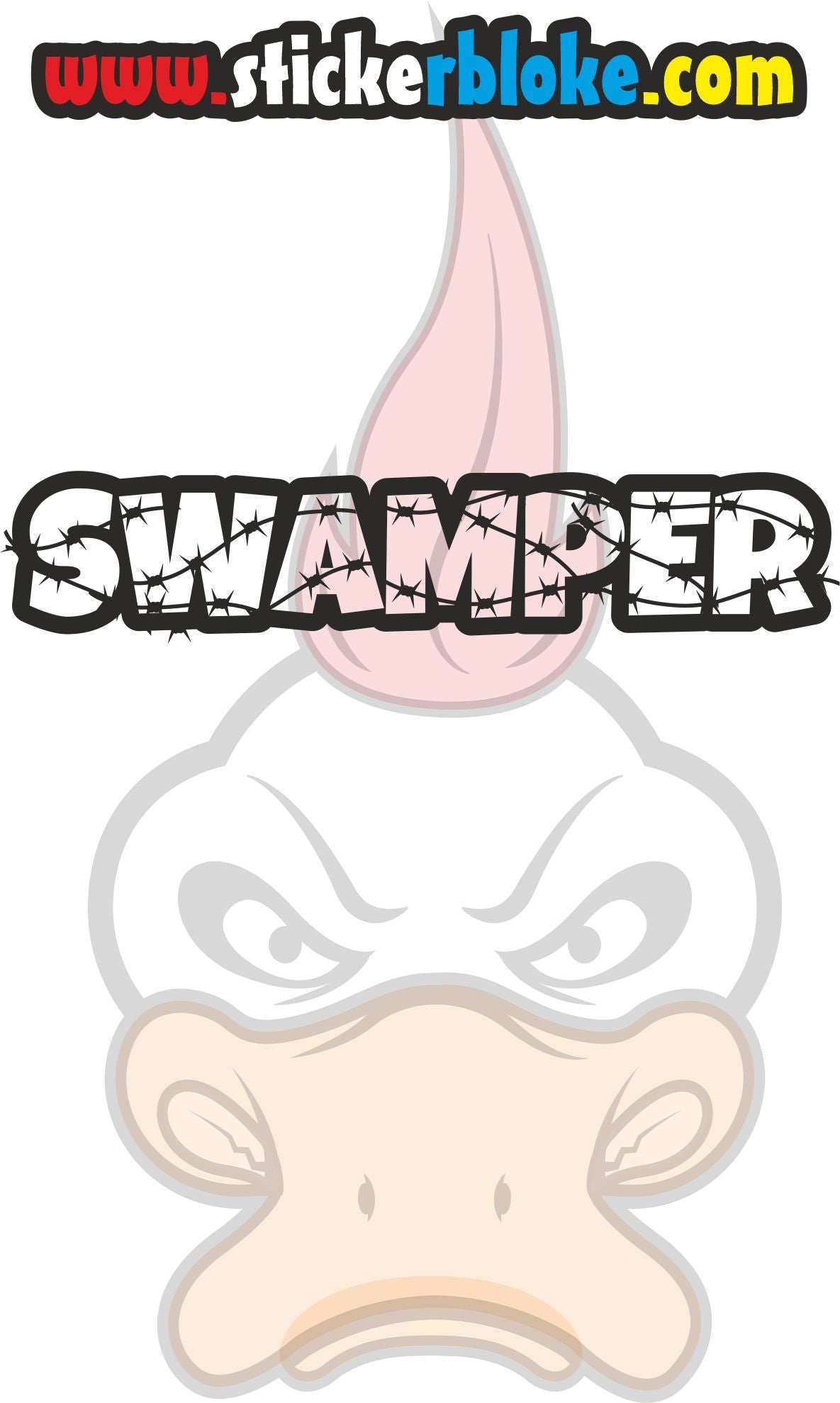 SWAMPER BARBED WIRE – STICKERBLOKE