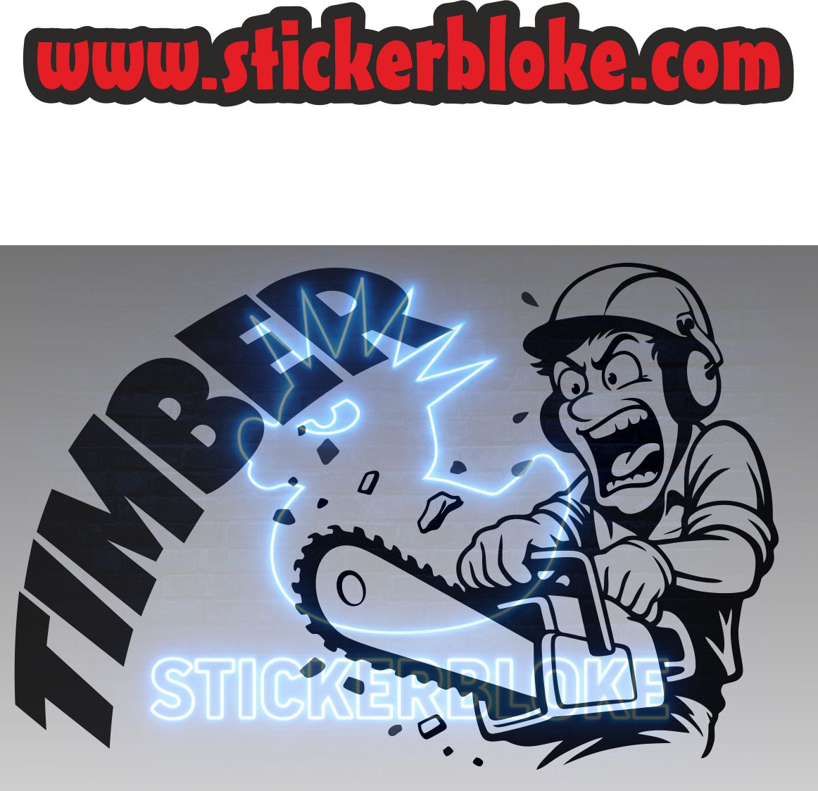 TIMBER TREE SURGEON – STICKERBLOKE