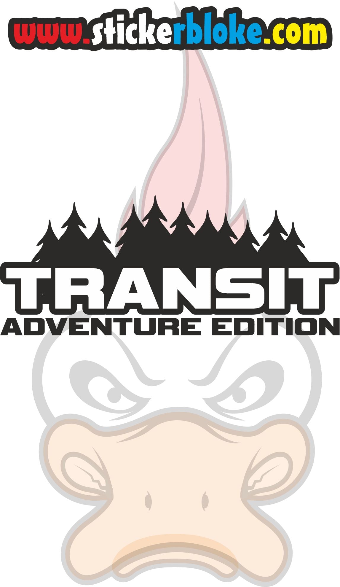 TRANSIT ADVENTURE EDITION STICKER – STICKERBLOKE