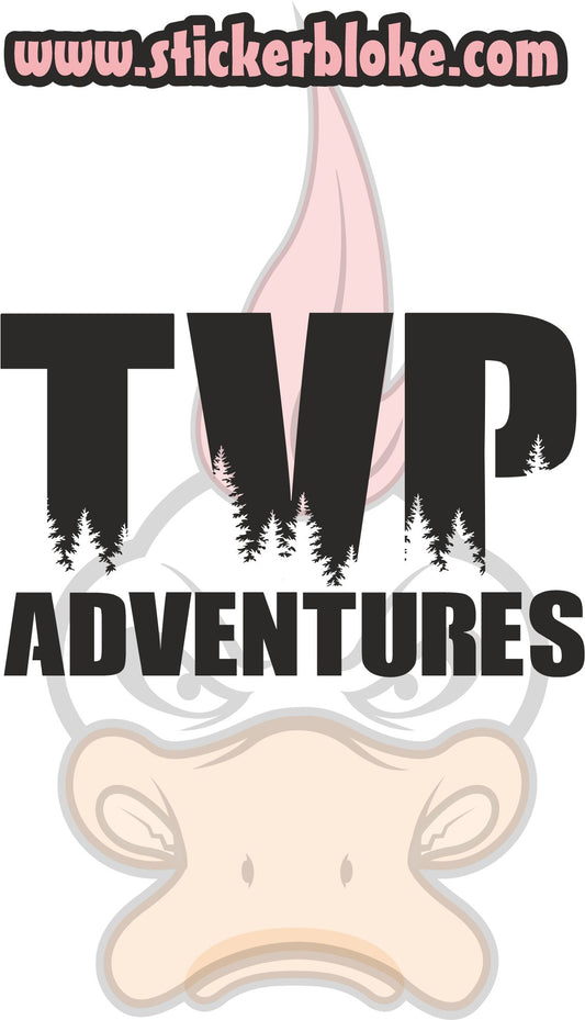 TVP ADVENTURES STICKER