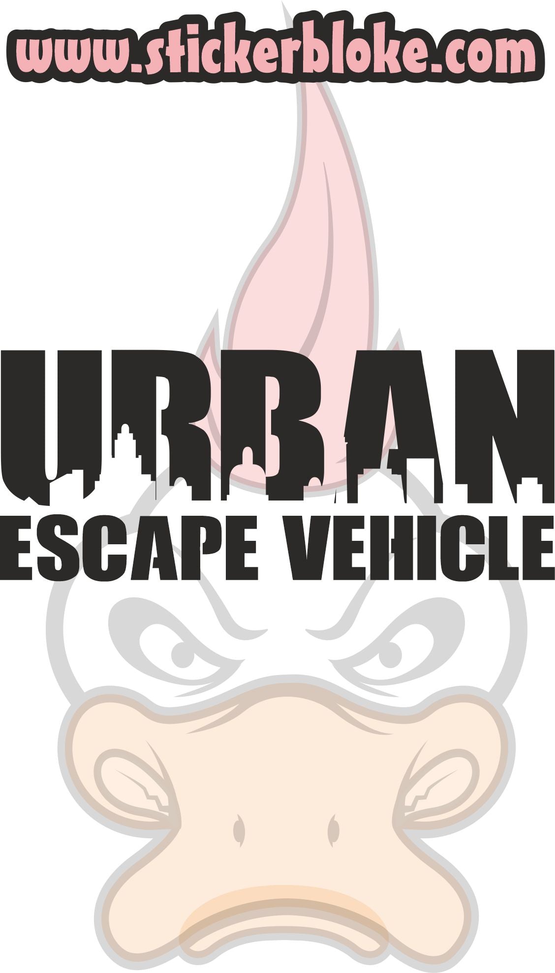 URBAN ESCAPE VEHICLE – STICKERBLOKE