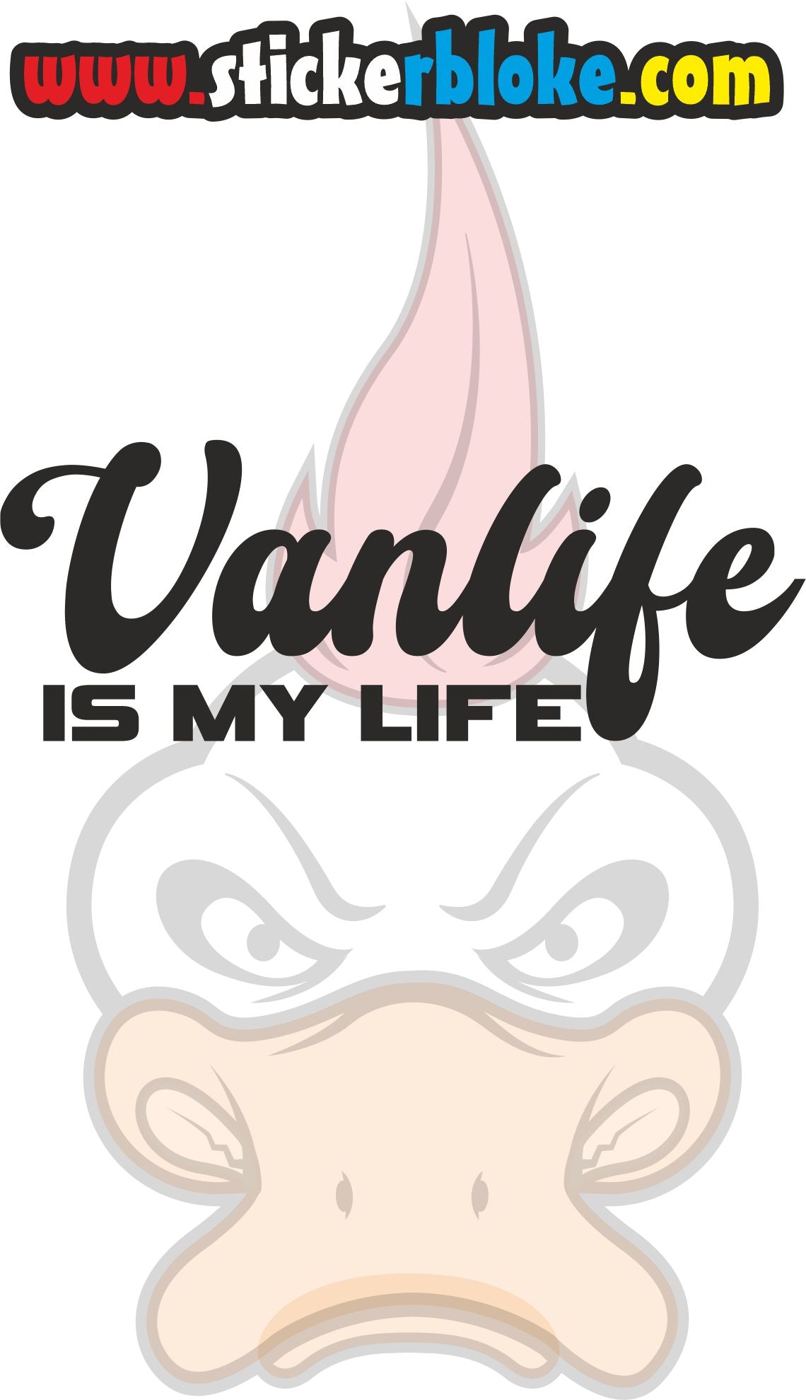VANLIFE IS MY LIFE – STICKERBLOKE