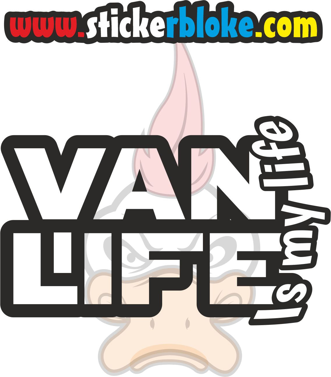 VAN LIFE IS MY LIFE STICKER