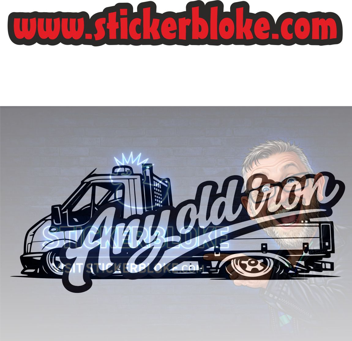 ANY OLD IRON STICKER