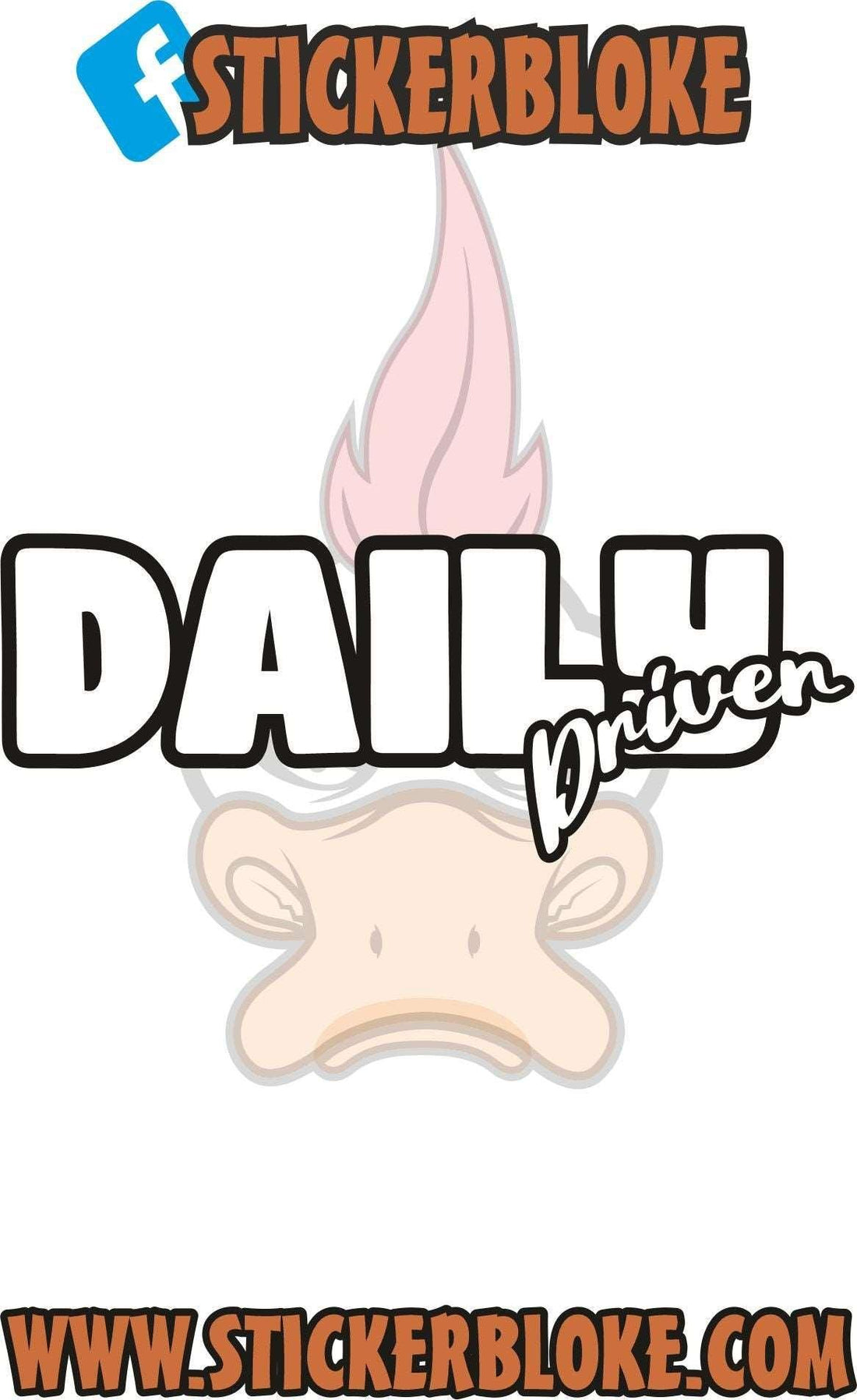 DAILY DRIVER STICKER – STICKERBLOKE
