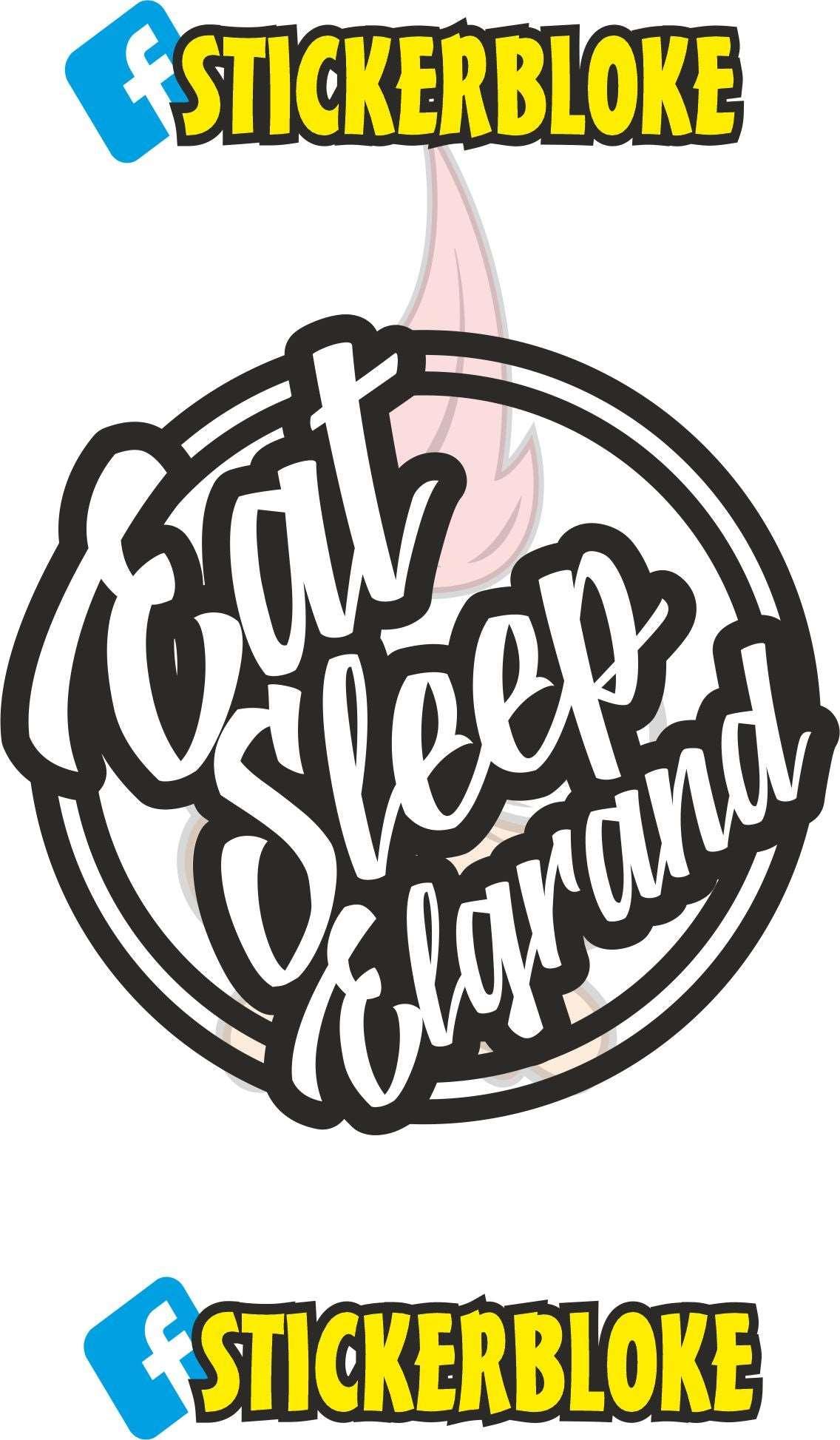 EAT SLEEP ELGRAND STICKER