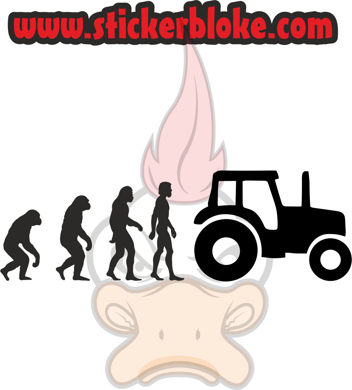 EVOLUTION OF MAN TRACTOR