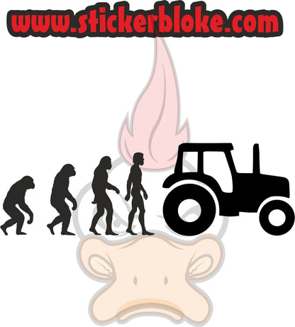 EVOLUTION OF MAN TRACTOR