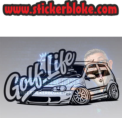 GOLF LIFE STICKER