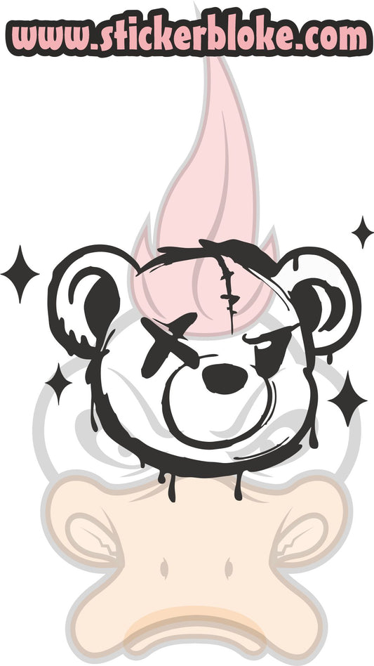 GRAFFITI TEDDY STICKER