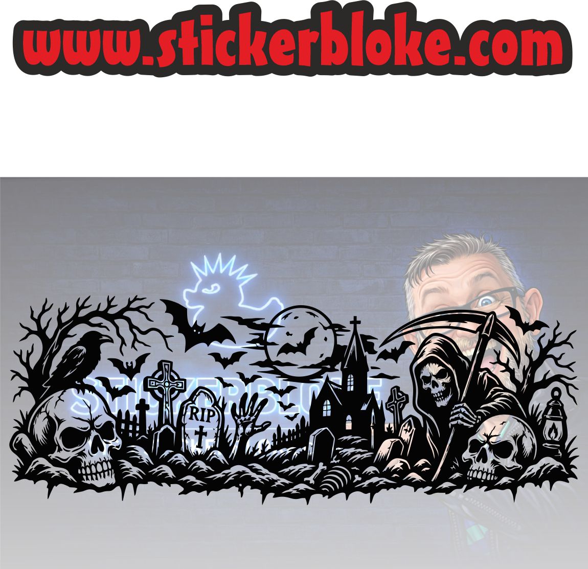 GRIM REAPER GRAVEYARD SCENE