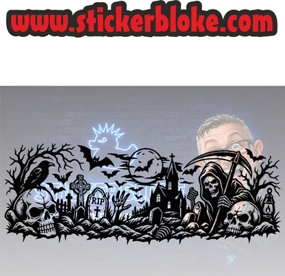 GRIM REAPER GRAVEYARD SCENE