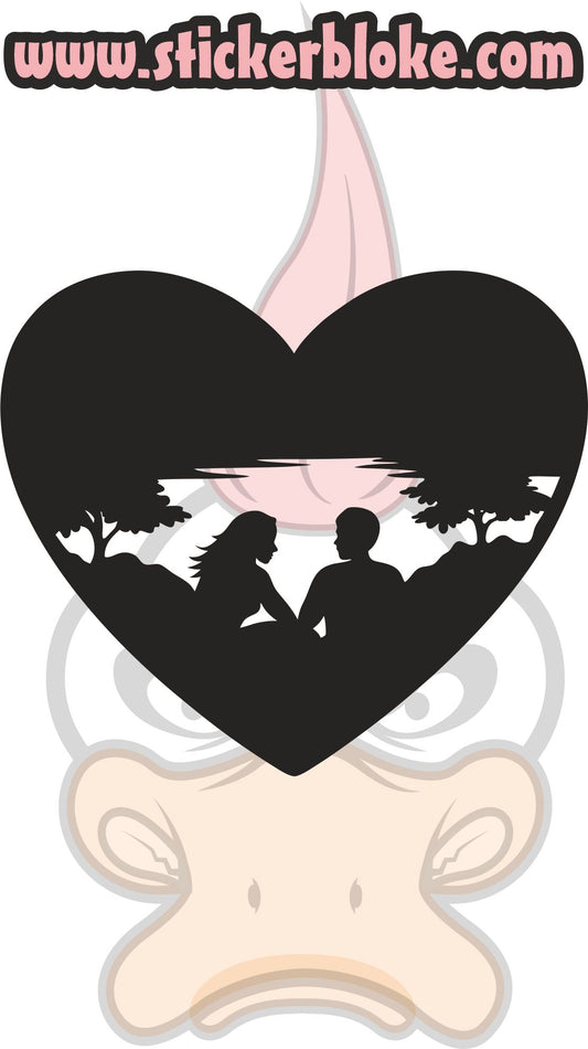 HEART COUPLE STICKER