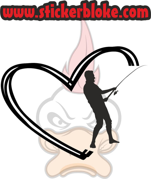 HEART FISHING MAN