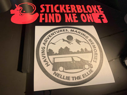 HAVING ADVENTURES MAKING MEMORIES ELGRAND EL GRAND - STICKERBLOKE