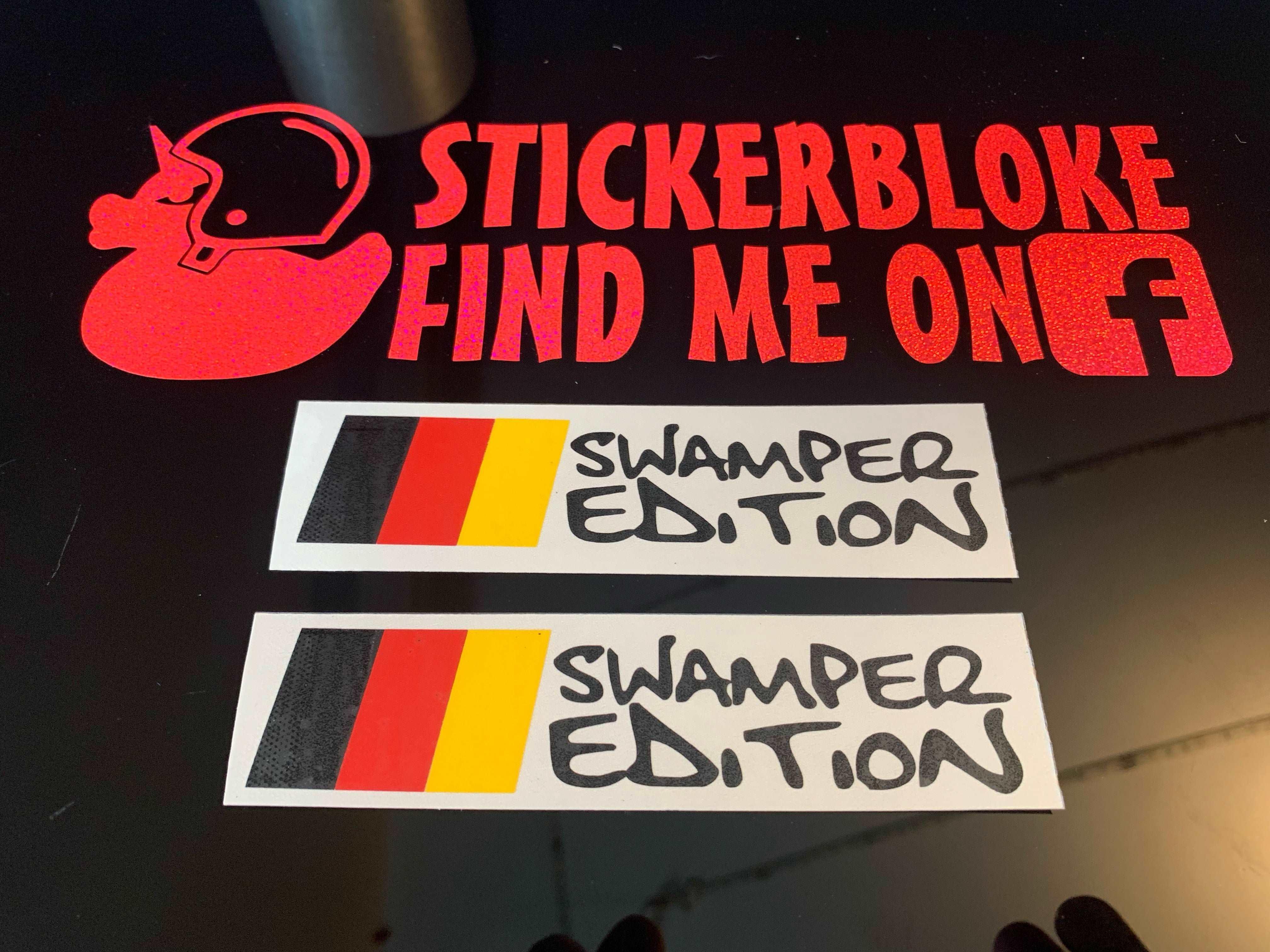 SWAMPER EDITION GERMAN FLAG – STICKERBLOKE