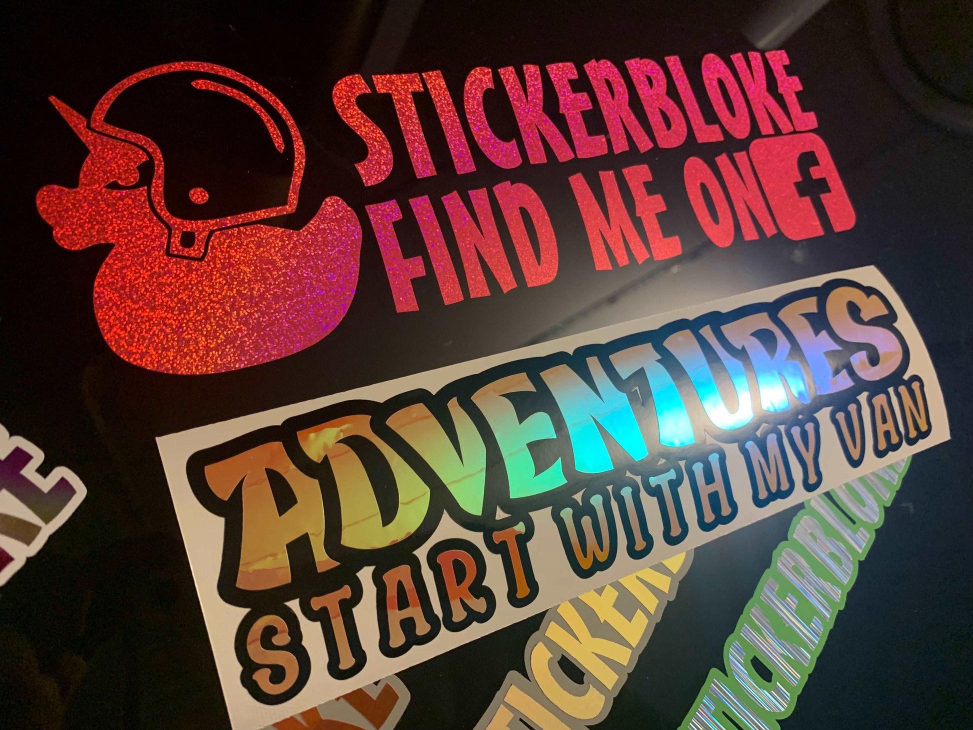 ADVENTURES START WITH MY VAN - STICKERBLOKE