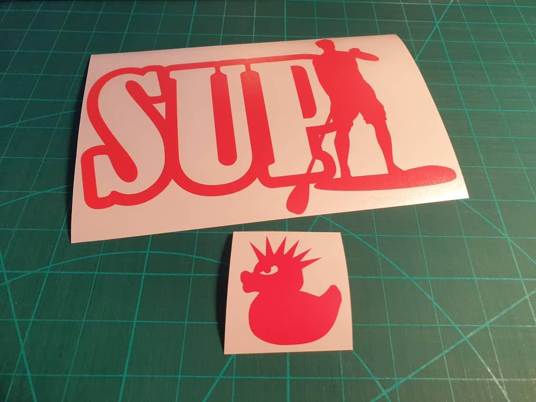 SUP MAN STAND UP – STICKERBLOKE