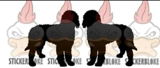LABRADOODLE PAIR OF - STICKERBLOKE